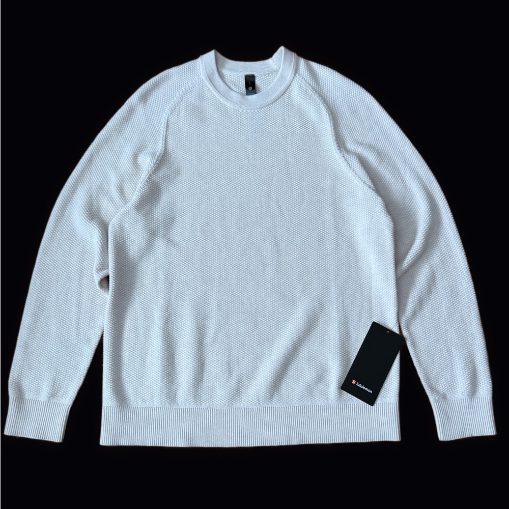 lululemon athletica Men's Cream Crewneck Sweater
